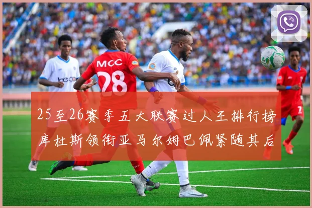 25至26赛季五大联赛过人王排行榜库杜斯领衔亚马尔姆巴佩紧随其后
